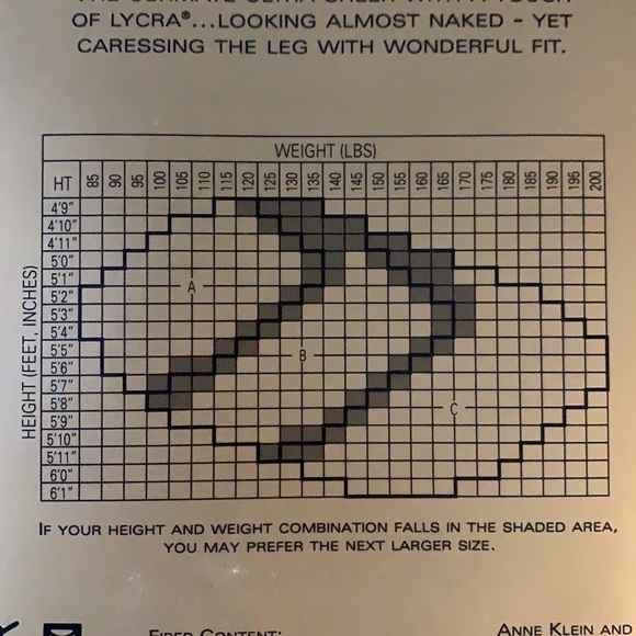 NWT Anne Klein Signature Silky Opaque control top pantyhose Chocolate new - Picture 4 of 4